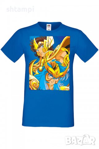 Мъжка тениска Saint Seiya Knights of the Zodiac,Анимация,игра,Празник,Повод,, снимка 4 - Тениски - 38122915