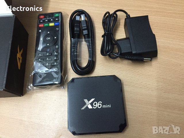 Android Smart TV BOX - X96 mini, снимка 1 - Приемници и антени - 44131617