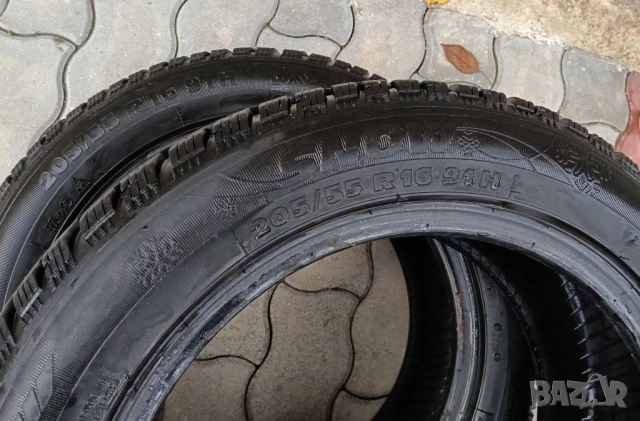 Две Зимни Гуми 205/55/16 - 7 мм грайфер - Kormoran - 91 H - ДОТ 20 г, снимка 2 - Гуми и джанти - 52415395