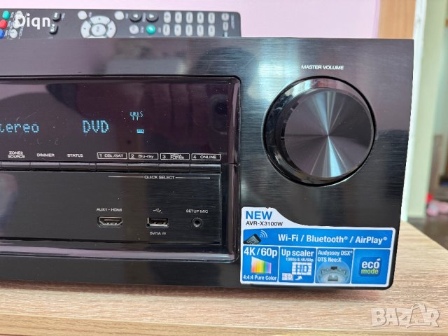 Denon AVR-X3100 Bluetooth Wi-Fi, снимка 3 - Ресийвъри, усилватели, смесителни пултове - 43823649
