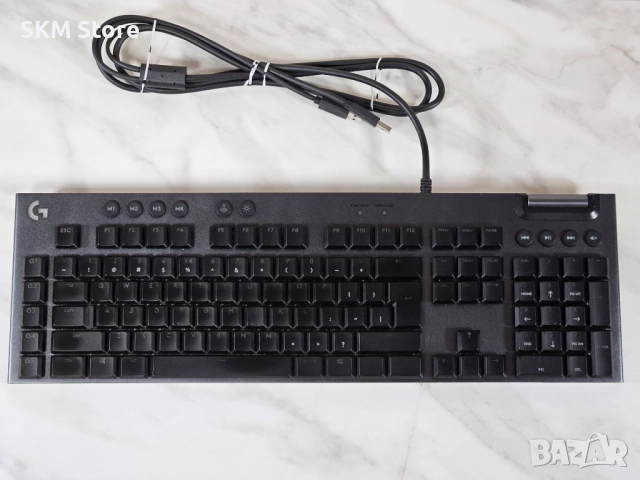 Logitech G815 Lightsync RGB Ултратънка механична клавиатура за геймъри, снимка 2 - Клавиатури и мишки - 52669726