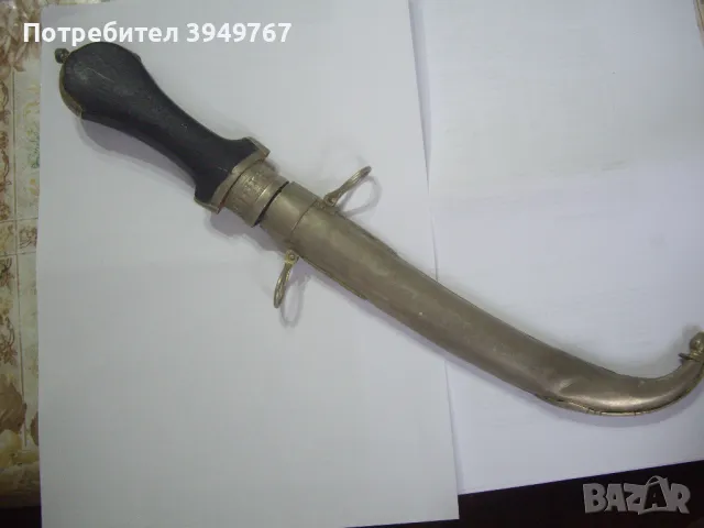 Стар арабски нож., снимка 3 - Антикварни и старинни предмети - 50156345