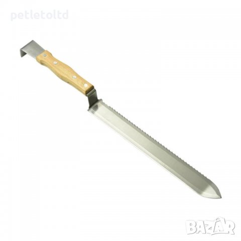 Нож за разпечатване мултифунционален, с дървена дръжка , снимка 1 - За пчели - 36930560