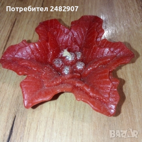 Коледна свещ , снимка 2 - Декорация за дома - 52684442