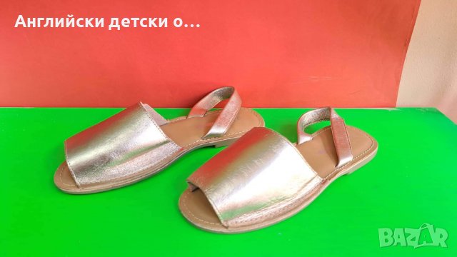 Английски детски сандали естествена кожа , снимка 2 - Детски сандали и чехли - 37004397