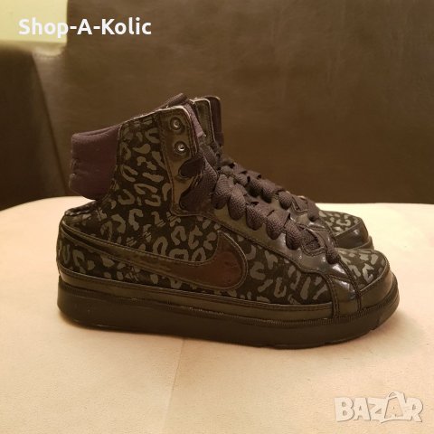 NIKE AIR Troupe Mid Black-Anthracite, снимка 3 - Кецове - 38452041