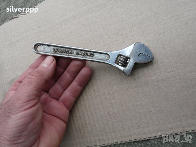Стар холандски раздвижен ключ - малък размер , снимка 4 - Ключове - 43243929