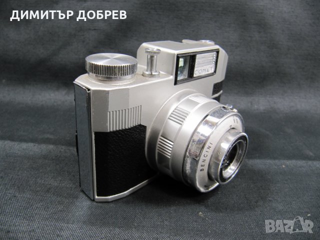 СТАР РЕТРО ФОТОАПАРАТ BENCINI COMET ITALY, снимка 3 - Антикварни и старинни предмети - 35546739