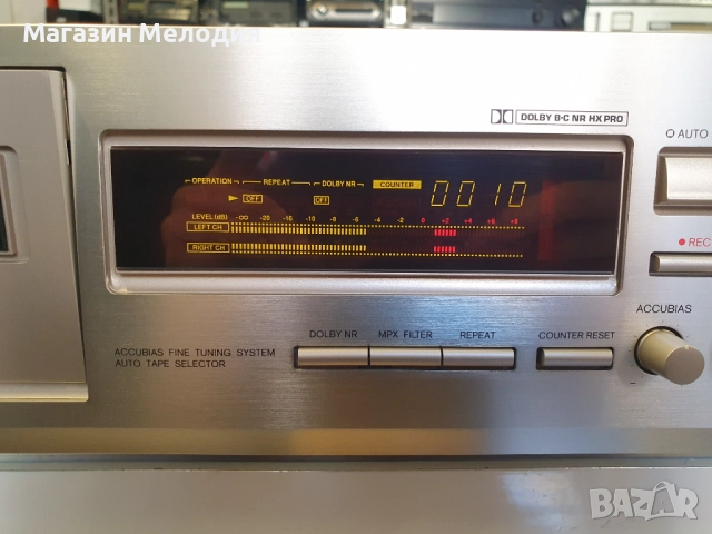 Касетен дек ONKYO TA-6211 В отлично техническо и визуално състояние., снимка 3 - Декове - 48205392