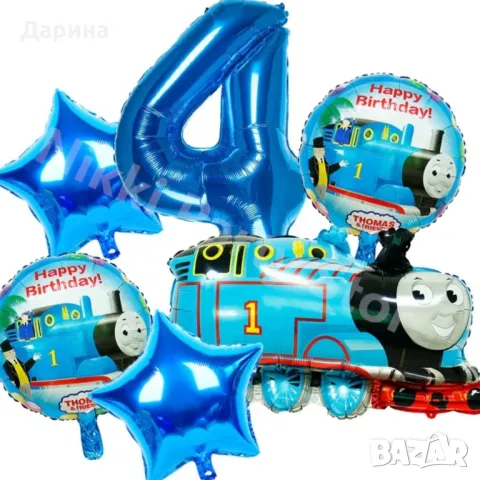 Парти сет балони Влакчето Томас, снимка 2 - Други - 47606361