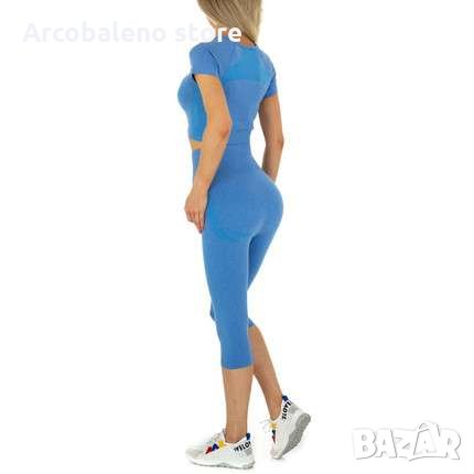 Дамски комплект от две части за джогинг и свободно време, 5цвята , снимка 9 - Спортни екипи - 33048355