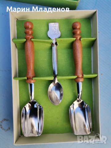 Стар комплект лъжички, снимка 3 - Антикварни и старинни предмети - 38508550