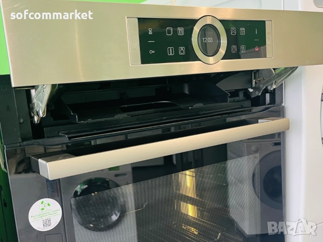 Фурна за вграждане Bosch от Серия 8 с Пара и Гаранция, снимка 3 - Печки, фурни - 53190292