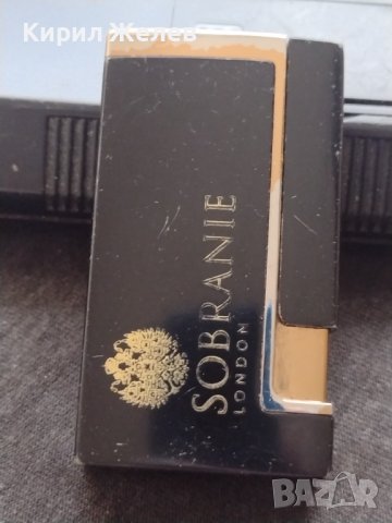 ЕЛЕГАНТНА СТИЛНА МЪЖКА ЗАПАЛКА SOBRANIE LONDON с РЕОТАН РАБОТИ 18611, снимка 7 - Запалки - 38994369