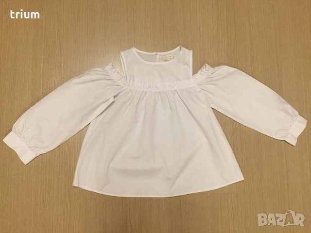 Прекрасна, елегантна риза Зара / Zara, ръст 140см. , 10г., снимка 2 - Детски ризи - 28728484