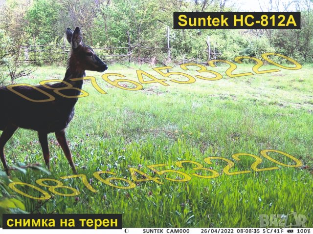 Ловна камера Suntek 812А NEW , Фото капан, 2К HD, дисплей, нощно виждане, водоустойчива, снимка 10 - Комплекти за видеонаблюдение - 39990733
