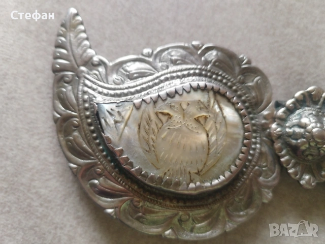 Стари пафти със седеф., снимка 2 - Антикварни и старинни предмети - 53333115