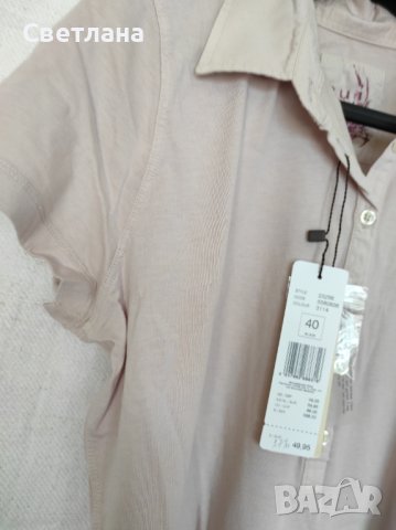 Дамска блузка с яка, снимка 5 - Тениски - 36617938