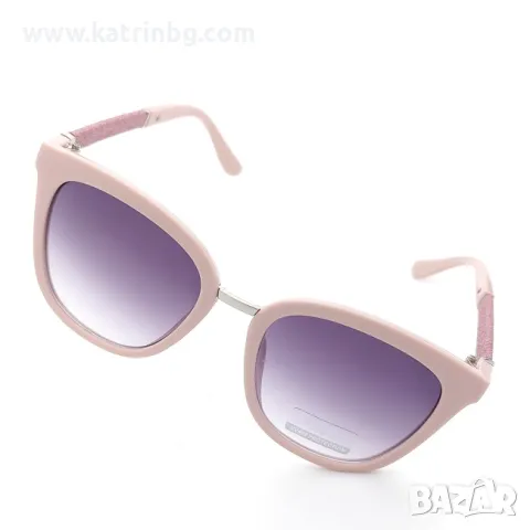 Дамски слънчеви очила котешко око в розово с брокат Код на продукта:DASL-30, снимка 3 - Слънчеви и диоптрични очила - 49890994