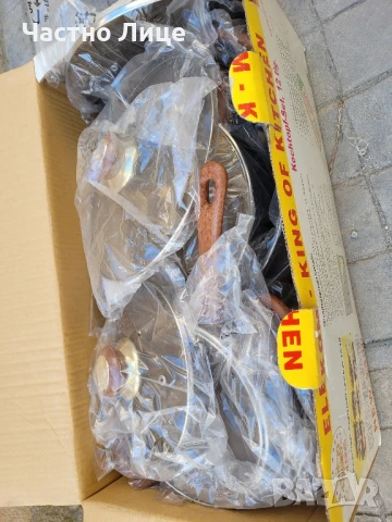 Комплект тенджери 12 части, снимка 4 - Съдове за готвене - 50612685