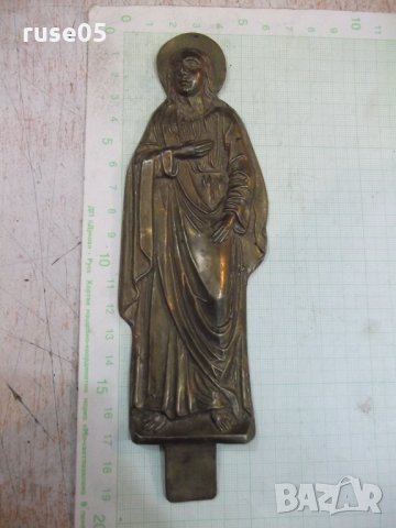 Фигура стара от бронз на светец - 156,22 гр.