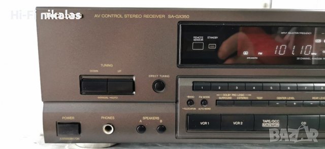 Усилвател Ресийвър Technics SA-GX350, снимка 4 - Ресийвъри, усилватели, смесителни пултове - 36728448