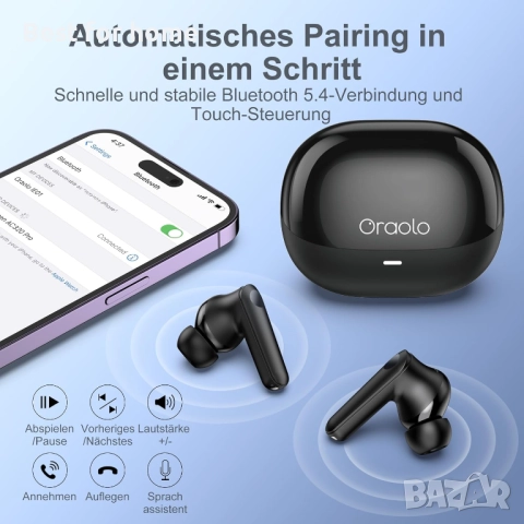 Безжични Bluetooth слушалки, снимка 3 - Bluetooth слушалки - 52255396