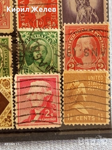 Стари пощенски марки от цял свят смесени ЛИЧНОСТИ,КРАЛИЦИ,КРАЛЕ,ПРЕЗИДЕНТИ за КОЛЕКЦИЯ 51957, снимка 11 - Филателия - 53218727