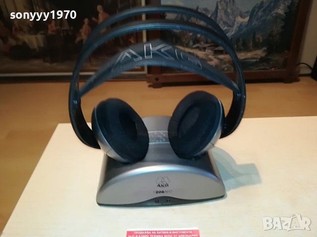 akg headphones+transmiter 0206222042, снимка 4 - Слушалки и портативни колонки - 36963143