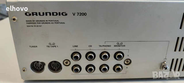 Стерео усилвател Grundig V7200#1, снимка 6 - Ресийвъри, усилватели, смесителни пултове - 51338333
