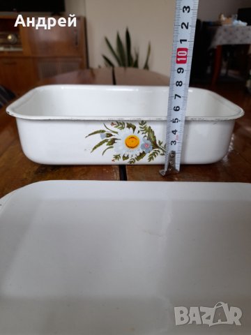 Стара емайлирана кутия за храна, снимка 5 - Други ценни предмети - 44087073