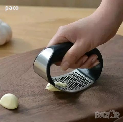 Ръчна преса за чесън , джинджифил и други