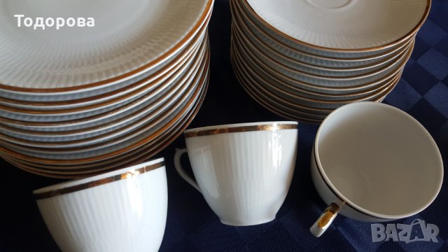 Порцеланов сервиз за кафе за 11 персони -Бавария, снимка 11 - Други ценни предмети - 33619908