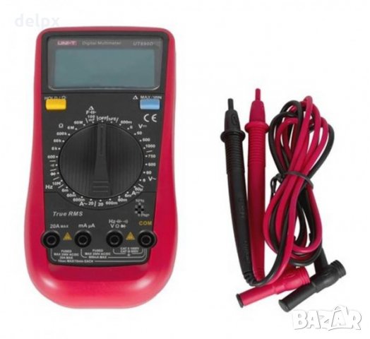 Мултицет със зумер UT-890D+ VAC/VDC | ADC/VDC | OHM | F | Hz, снимка 2 - Други инструменти - 32312793