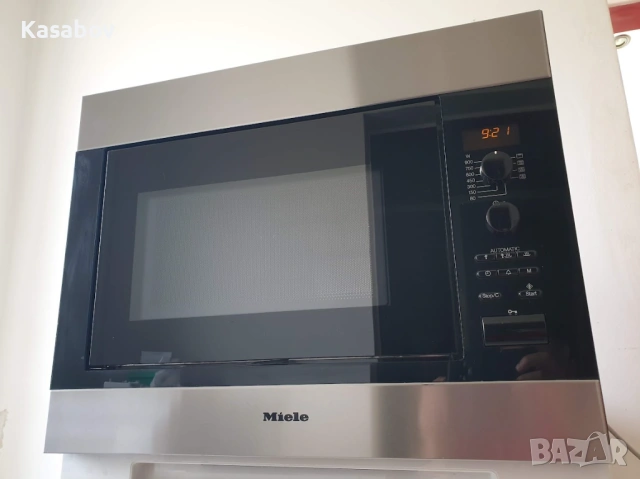 XL - 26L - Miele Микровълнова Фурна с Грил за вграждане, снимка 2 - Микровълнови - 53409176