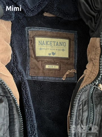 Naketano дебело зимно яке S, снимка 6 - Якета - 52193525