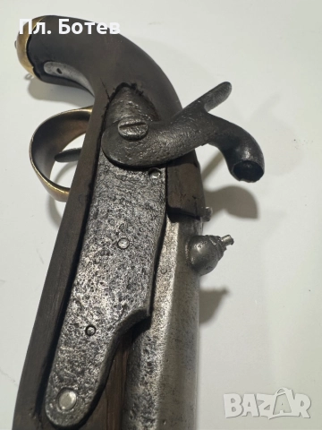 Стар капсулен пистолет, пищов, револвер, снимка 9 - Антикварни и старинни предмети - 51860843