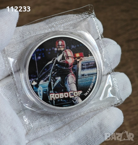 Сребърна монета Робокоп една унция 999.9