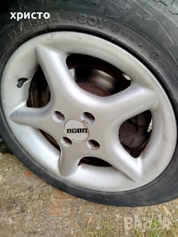 Алуминиеви джанти 14"  фиат, снимка 3 - Гуми и джанти - 53355315