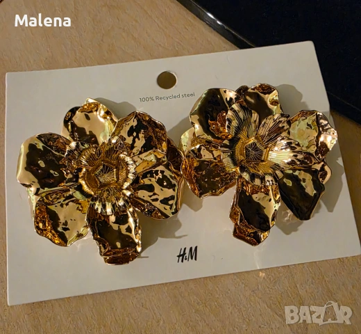 Обеци Dior, H&M и други , снимка 6 - Обеци - 49798701