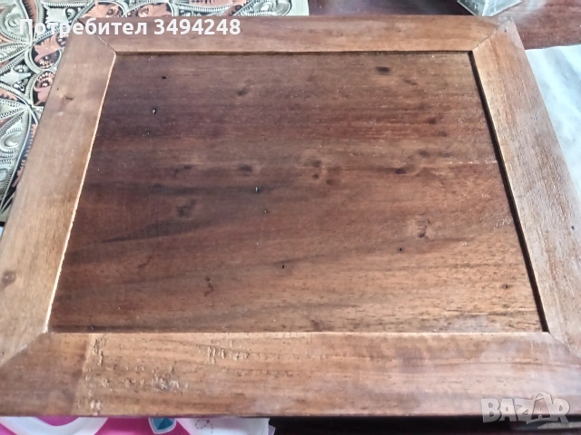 Стар албум за снимки с дървени корици и дърворезба , снимка 2 - Антикварни и старинни предмети - 51632134