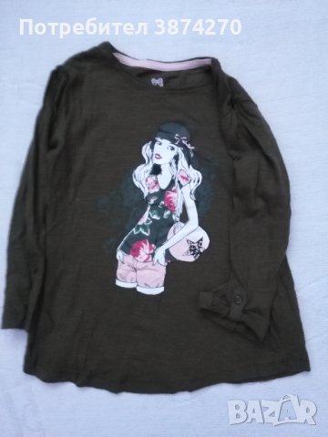 Лот блузи за момиче размер 122/128 (7-8г.), снимка 2 - Детски Блузи и туники - 43126574