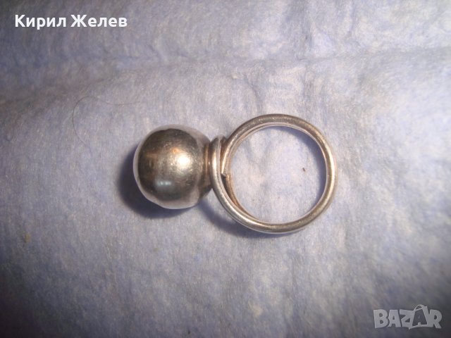 СРЕБЪРЕН ФЕШЪН АР ДЕКО СТИЛ ВИНТИДЖ ПРЪСТЕН СРЕБРО 925 РЪЧНА МАЙСТОРСКА ИЗРАБОТКА 7629, снимка 12 - Пръстени - 37395465