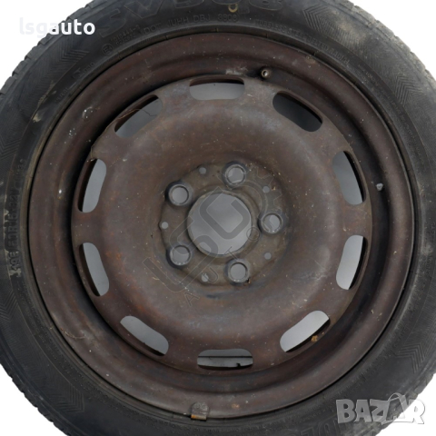 Стоманени джанти 5x112 с гуми R15 Mercedes-Benz A-class (W168) 1997-2004 ID: 123889, снимка 4 - Части - 44890827