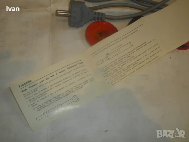 ПРОФЕСИОНАЛЕН ЕЛЕКТРИЧЕСКИ ПОЯЛНИК ЗА МИКРОЕЛЕКТРОНИКА 8 вата ERSA Multitip 230 Пълен комплект , снимка 17 - Поялници и запояване - 47977873