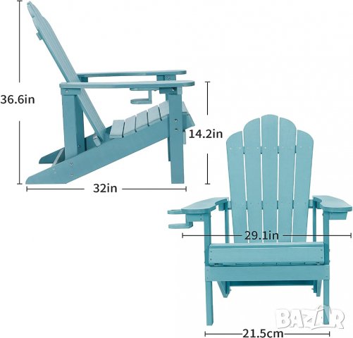 Градински стол R0093, снимка 7 - Градински мебели, декорация  - 38951517
