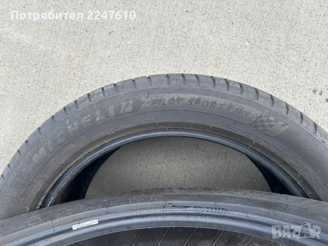 Четири броя гуми Michelin Pilot Sport 265 45 R20, снимка 2 - Гуми и джанти - 44874963