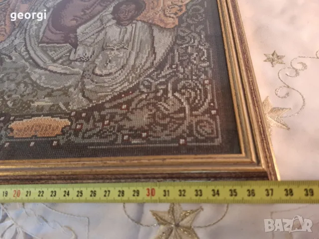 гоблен Казанската Мадона , снимка 9 - Гоблени - 49663634