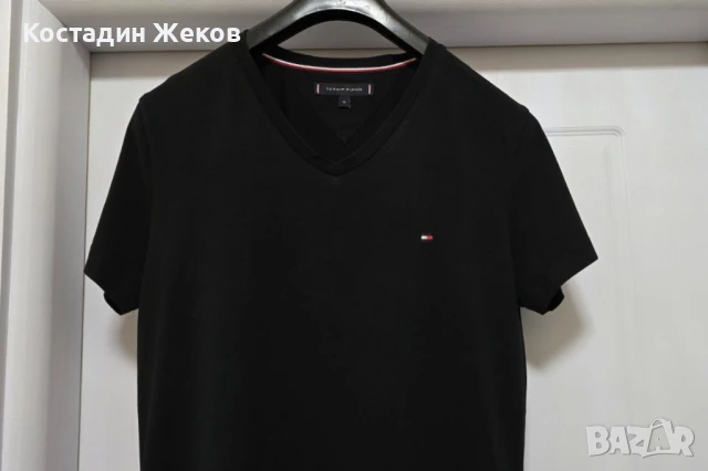 Мъжка оригинална блузка.  Като нова.  TOMMY HILFIGER , снимка 3 - Тениски - 50499596
