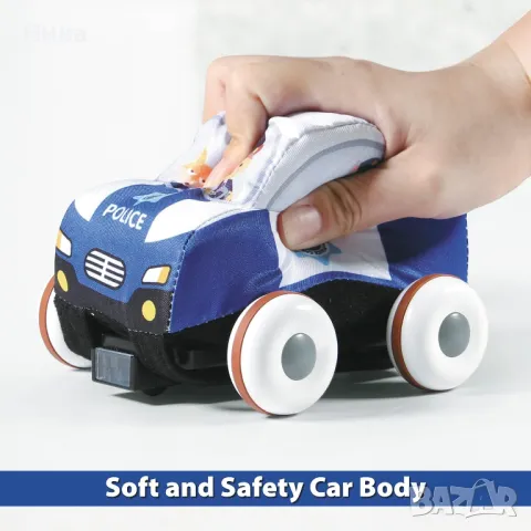 Mondo Toys мека полицейска кола с дистанционно , снимка 5 - Коли, камиони, мотори, писти - 47923602